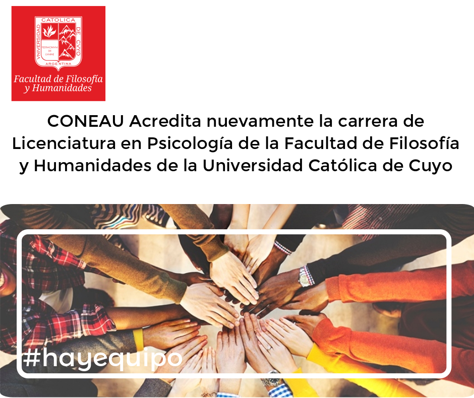 Licenciatura en PsicologÃ­a acreditada por CONEAU